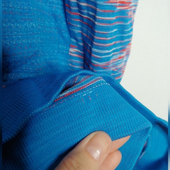 Adidas x Stella McCartney Seamless Tank Spaceday Blue White Red High Cut‎ Small - Picture 6 of 8